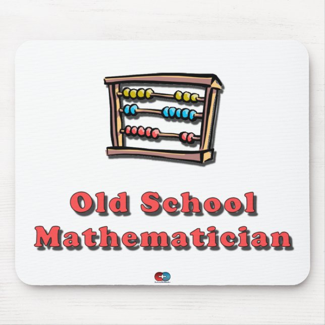 Old School Math Mouse Pad (Front)
