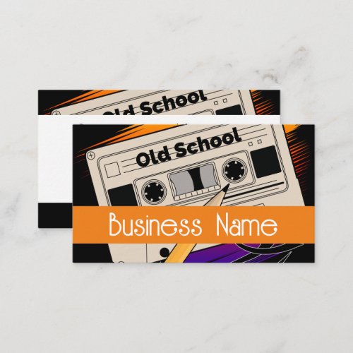 Old School Memories Business Card