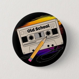 Old School Memories Button