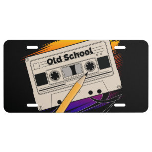 Old School Memories License Plate