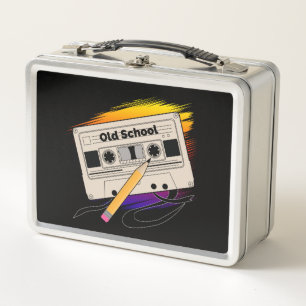 Old School Memories Metal Lunch Box