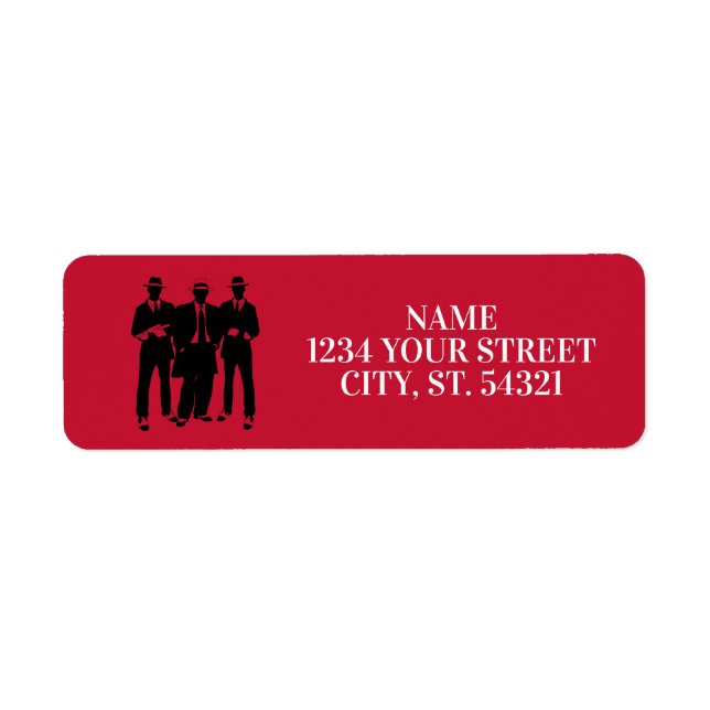 Old School Mobsters Label (Front)