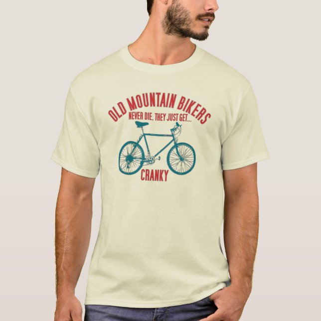 Old School Mountain Bike T Shirt (Front)