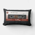 Old School Music Cassette Mix Tape Pillow at Zazzle