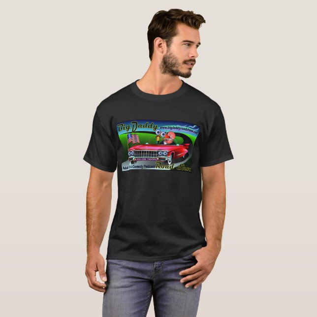 Old School Omie BDRS Cartoon Art T-shirt (Front Full)