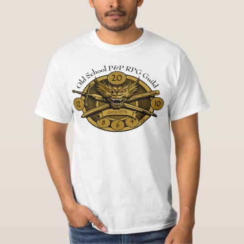 Old School pen  Paper RPG Guild T_Shirt