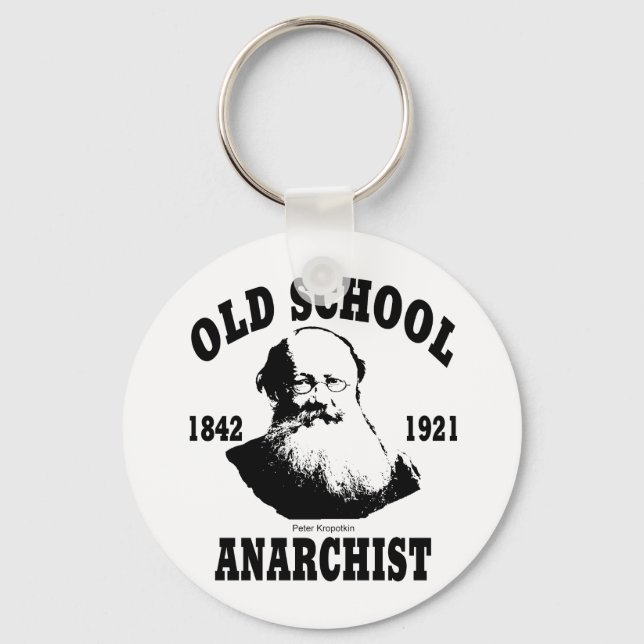 Old School  --  Peter Kropotkin Keychain (Front)