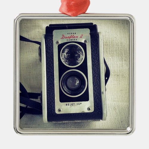 Old School Photography vintage vintagecamera Metal Ornament