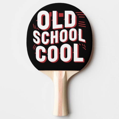 Old School Ping Pong Paddle