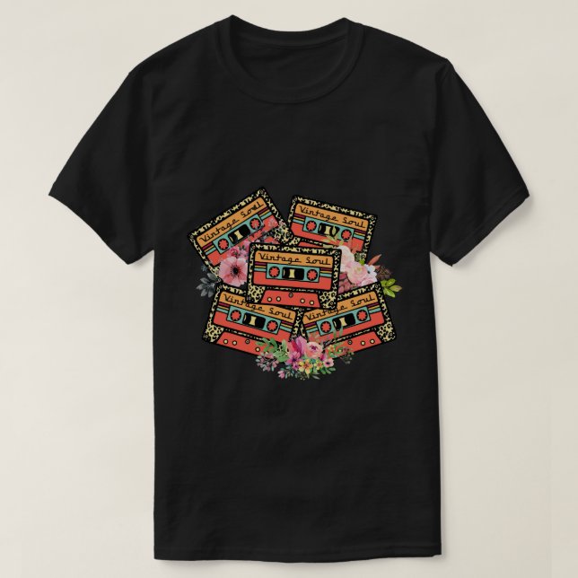 Old School Playlist Shirt, Retro 80s 90s Music  T-Shirt (Design Front)