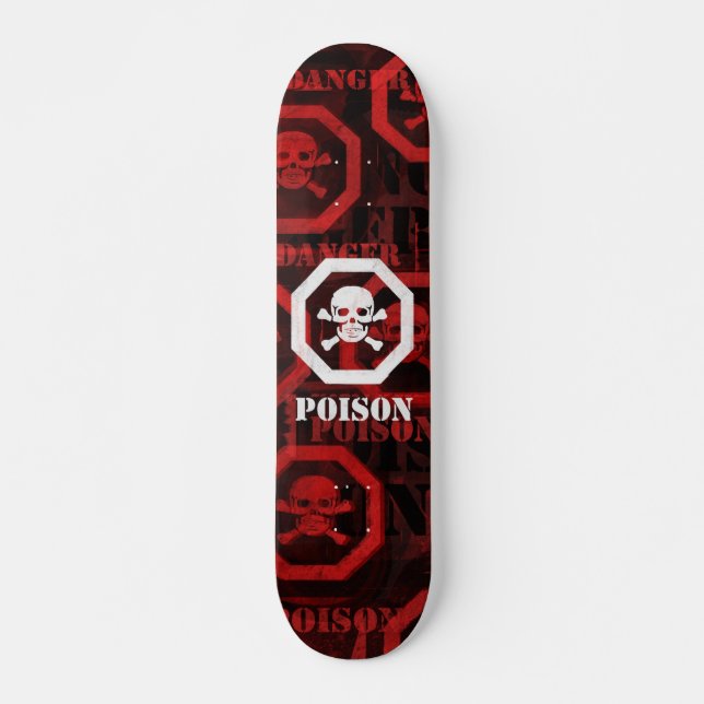 Old School Poison Skateboard Deck (Front)