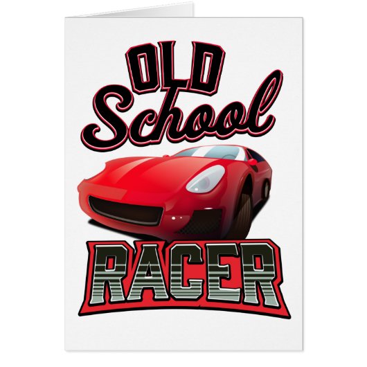 Old School Racer Logo (Front)