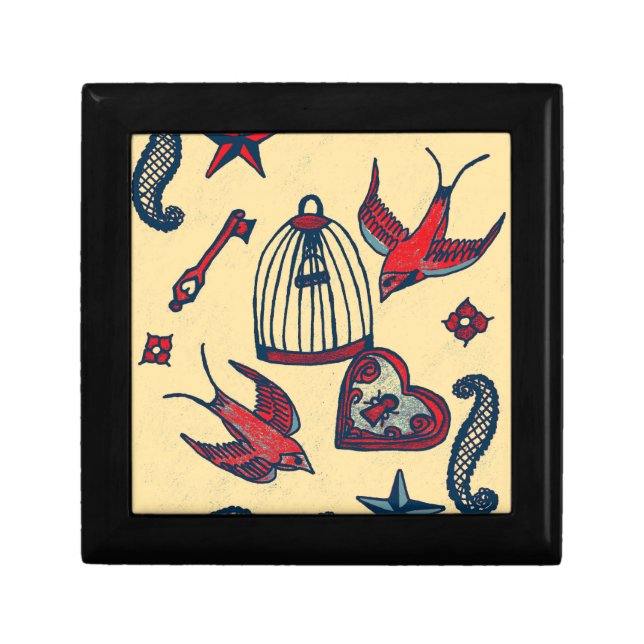 Old School Retro Keepsake Box (Front)