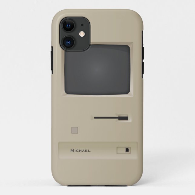 Old School Retro  PC Computer Case-Mate iPhone Case (Back)