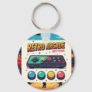 Old School - Retro Rewind Keychain