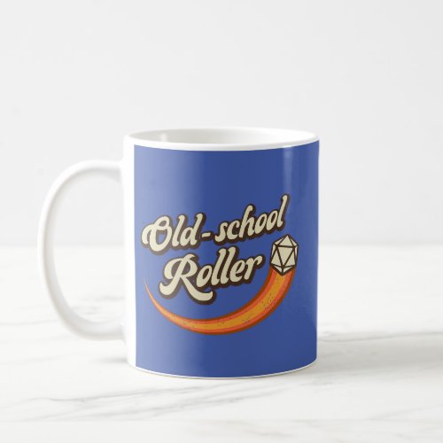 Old School Roller Retro RPG Gaming Dice Coffee Mug