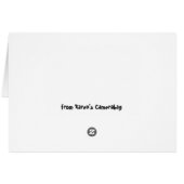 old school room, Teachers have class! Cards (Back Horizontal)