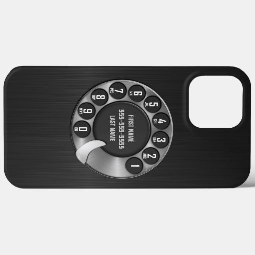 Old School Rotary Dial Phone CaseMate iPhone Case Zazzle