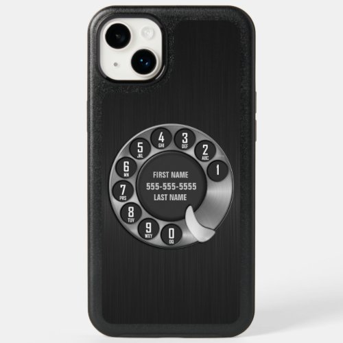 Old School Rotary Dial Phone OtterBox iPhone 14 Plus Case