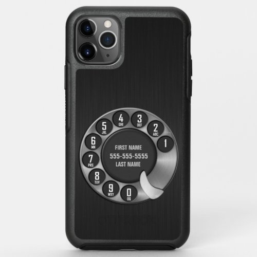 Old School Rotary Dial Phone OtterBox Symmetry iPhone 11 Pro Max Case