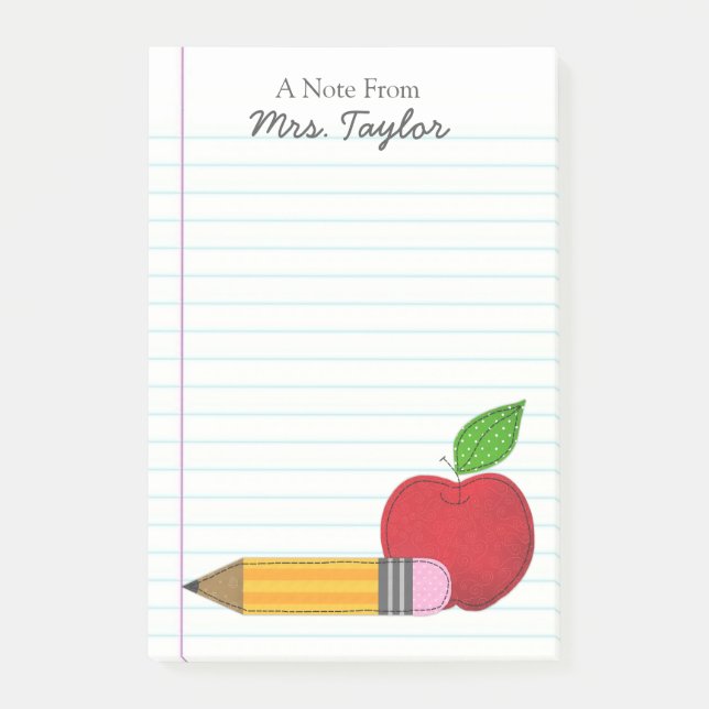 "Old School Rules" Personalized Post-It Notes (Front)