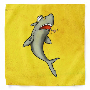 Old School Sailor Shark Bandana