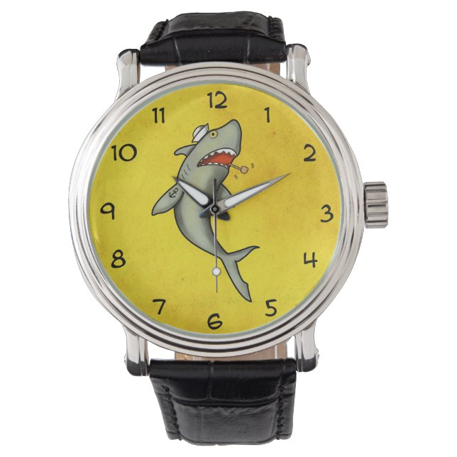 Old School Sailor Shark Watch (Front)