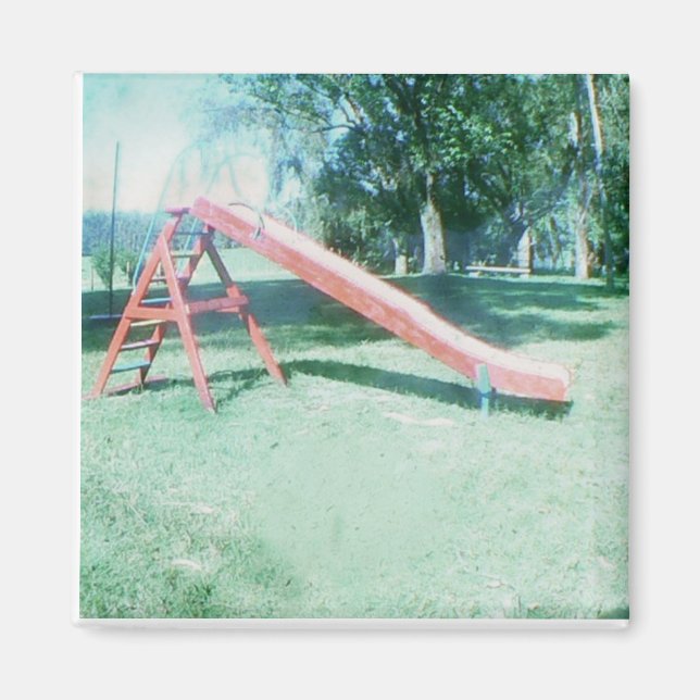 old school slide magnet (Front)
