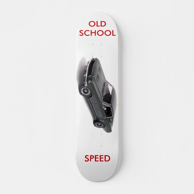 Old School Speed Demons Skateboard Deck (Front)