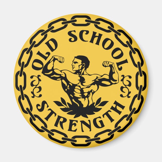 Old School Strength Magnet (Front)
