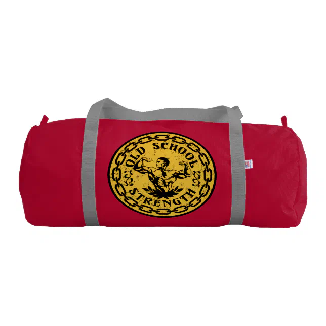 Old School Strength Vintage Gym Bag Zazzle - Main Image