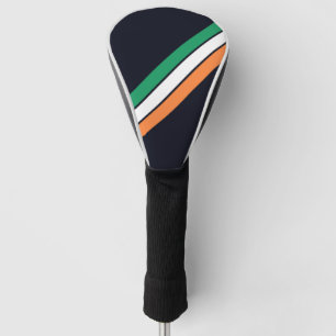 Old School Striped 70s 80s Retro Racing Stripes Golf Head Cover