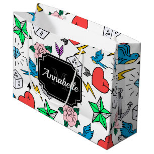 Old School Tattoo Large Gift Bag