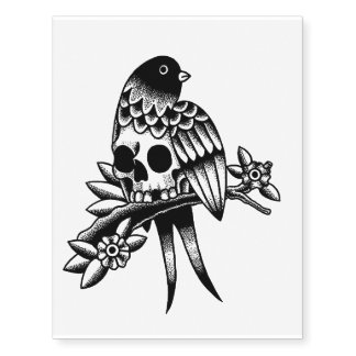 Old school temporary tattoos