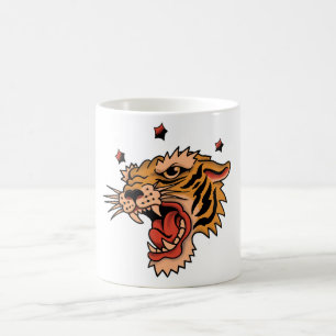 old school tiger mug