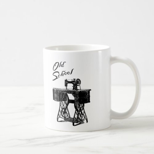 Old School Treadle Sewing Machine Mug