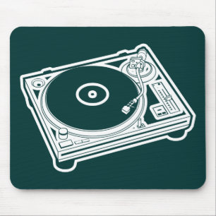Old School Turntable Mouse Pad