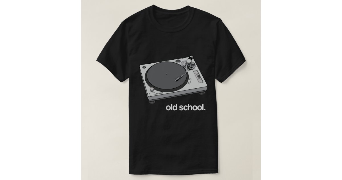 Old School Turntable T-Shirt | Zazzle