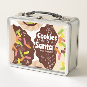 Old School Vintage Christmas Lunch Box