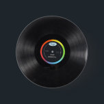 old school vinyl button<br><div class="desc">vintage 12" lp record old school vinyl button</div>