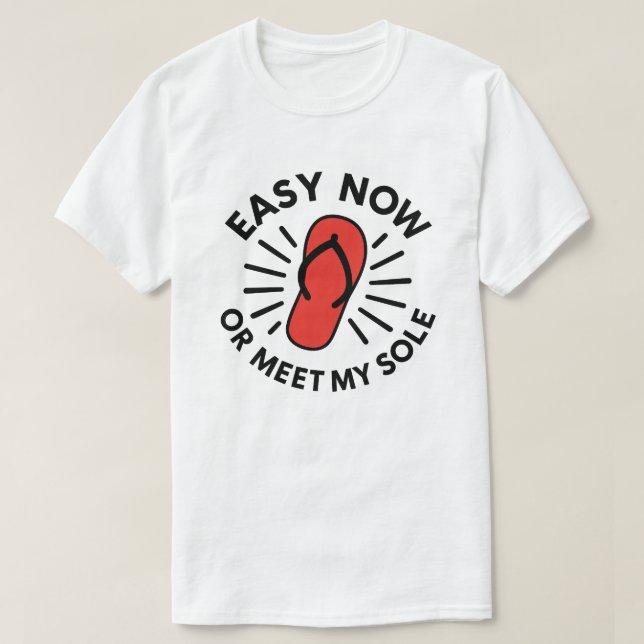 Old School Warning Humor T-Shirt (Design Front)