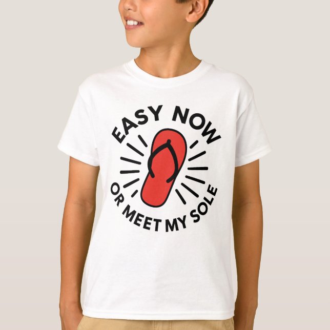 Old School Warning Humor T-Shirt (Front)