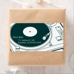 Old School Wax / Turntable Label