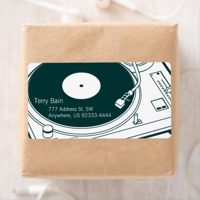 Old School Wax / Turntable Label (Insitu)