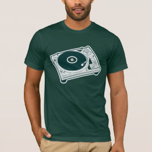 Old-School Wax (turntable) T-Shirt