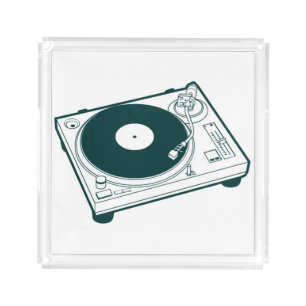 Old School Wax (Vinyl) Turntable Acrylic Tray