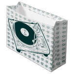 Old School Wax (Vinyl) Turntable Large Gift Bag