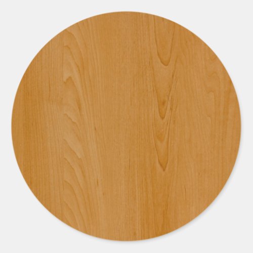 Old School Wood Paneling Classic Round Sticker