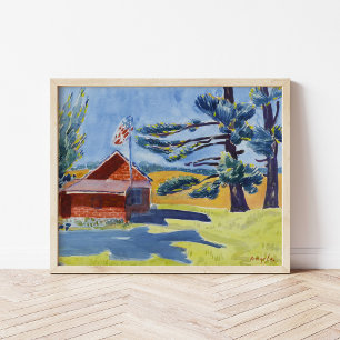 Old Schoolhouse, Ryders   George Luks Poster