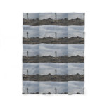 Old Scituate Lighthouse Fleece Blanket